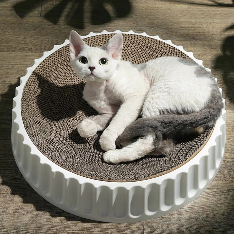 Round Cat Toy Cat Scratching Board Grinding Claw Cardboard Corrugated Paper Scratch Resistant Cat Claw Pad Furniture Supplies
Round Cat Toy Cat Scratching Board Grinding Claw Cardboard Corrugated Paper Scratch Resistant Cat Claw Pad Furniture Supplies