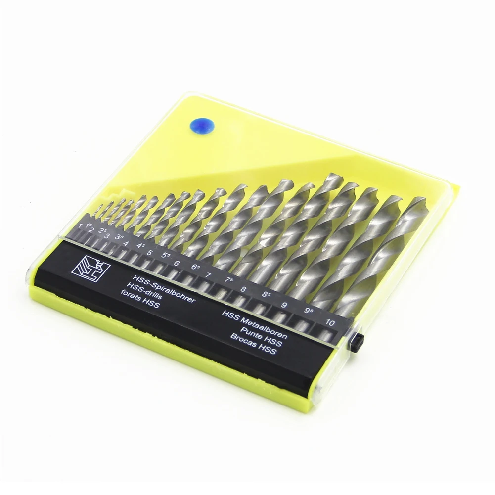 Brand New Drill Bits Hole Cutter Drilling 19pcs Set For Metal Wood Gold.long Service Time HSS Hole Cutter Drilling Round Shank
Brand New Drill Bits Hole Cutter Drilling 19pcs Set For Metal Wood Gold.long Service Time HSS Hole Cutter Drilling Round Shank