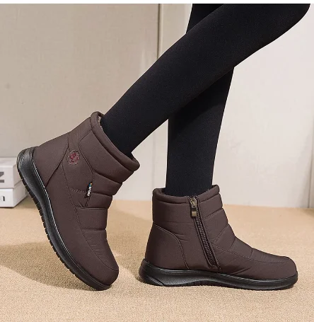 Plus Size Nice Winter Boots Women Plush Warm Ankle Boots Women WaterProof Snow Female Shoes Zipper Casual Flats Botas De Mujer
Plus Size Nice Winter Boots Women Plush Warm Ankle Boots Women WaterProof Snow Female Shoes Zipper Casual Flats Botas De Mujer