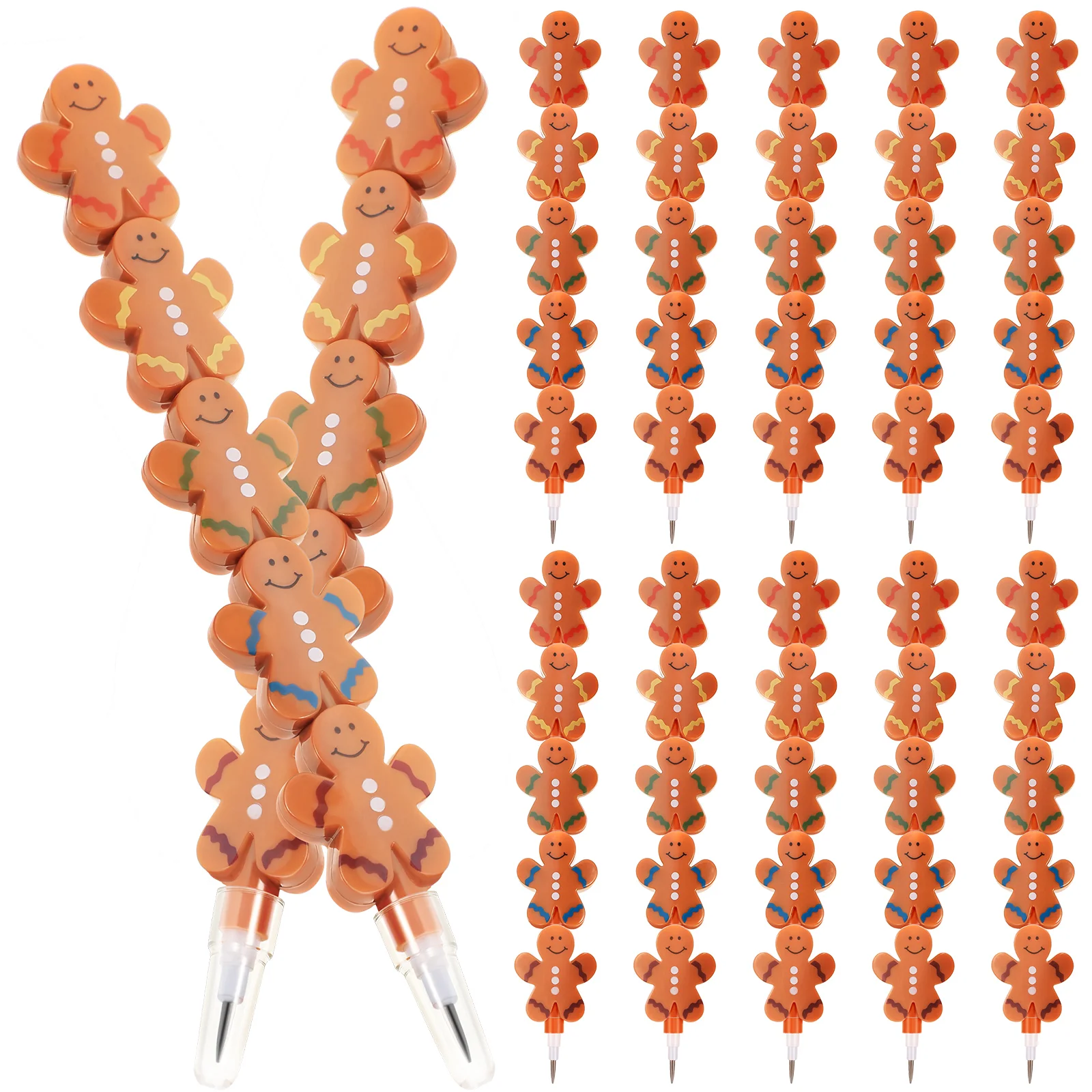 12 Pcs Gingerbread Man Pencil Kids Plastic Pencils Non Sharpening Students Stationery Party Favors
12 Pcs Gingerbread Man Pencil Kids Plastic Pencils Non Sharpening Students Stationery Party Favors