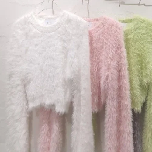 Лидер продаж 2023, мягкая искусственная кожа, корейский шикарный женский зимний короткий топ, пуловеры, короткий розовый свитер, Женский мохеровый K
Лидер продаж 2023, мягкая искусственная кожа, корейский шикарный женский зимний короткий топ, пуловеры, короткий розовый свитер, Женский мохеровый K