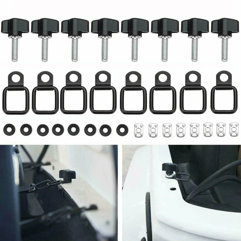8pcs/set Hardtop Quick Removal Fastener Thumb Screws and Nuts Kit for Jeep Wrangler YJ TJ JK JKU 1995-2017
8pcs/set Hardtop Quick Removal Fastener Thumb Screws and Nuts Kit for Jeep Wrangler YJ TJ JK JKU 1995-2017