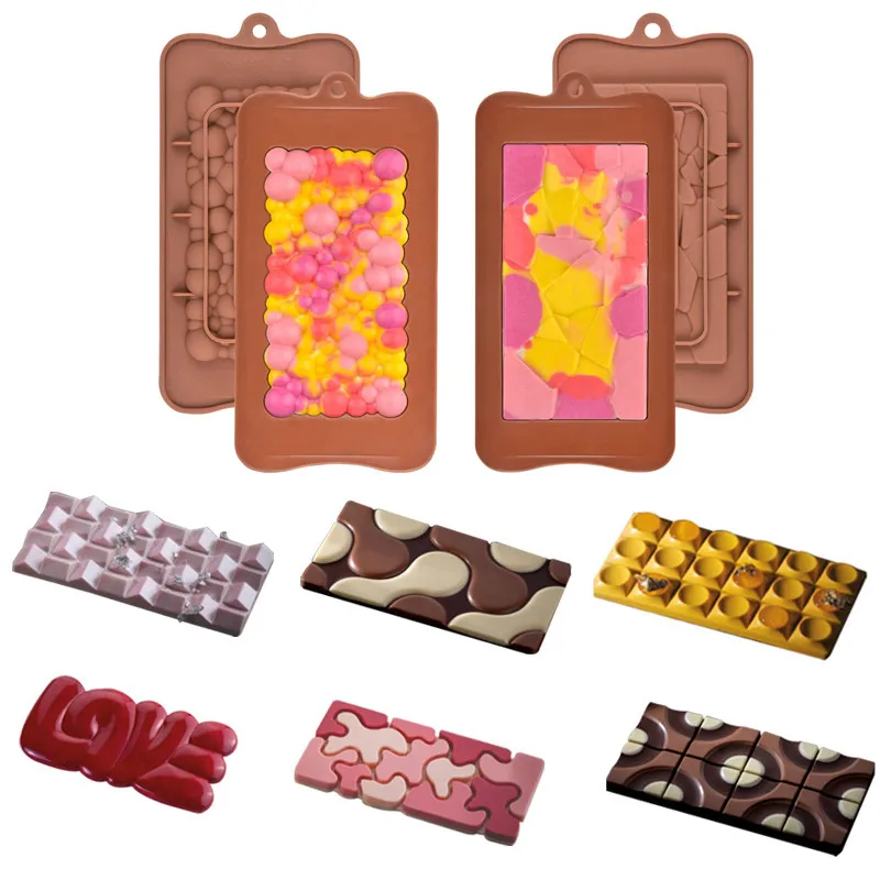 New Silicone Mold Chocolate Mold Break Apart Non-Stick Cake Mould Chocolate Bar Mold For Baking Pastry Tools Cake Candy Bar Form
New Silicone Mold Chocolate Mold Break Apart Non-Stick Cake Mould Chocolate Bar Mold For Baking Pastry Tools Cake Candy Bar Form