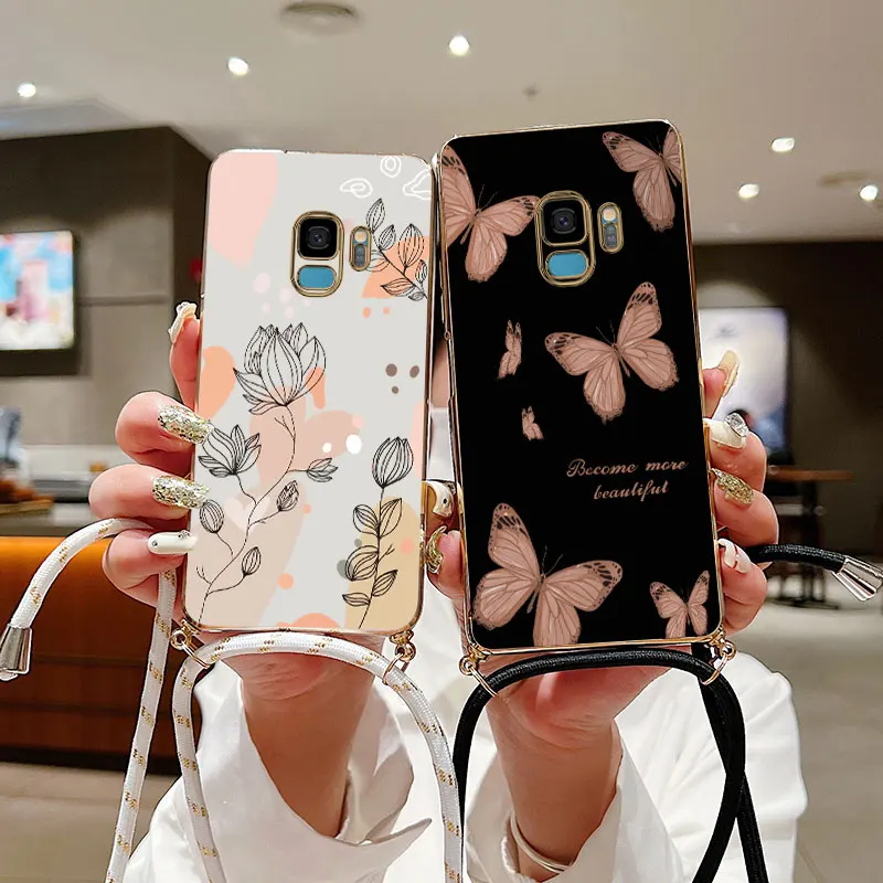 Новый силиконовый чехол с диагональным ремешком для Samsung Galaxy S9, тонкий противоударный защитный чехол-накладка для Samsung Galaxy S9
Новый силиконовый чехол с диагональным ремешком для Samsung Galaxy S9, тонкий противоударный защитный чехол-накладка для Samsung Galaxy S9