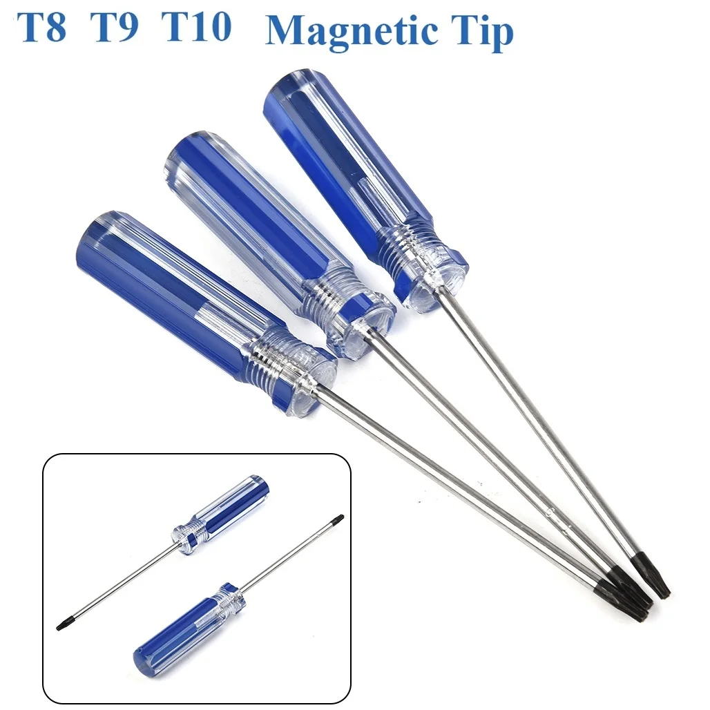 

T8 T9 T10 T8 T9 T10 Security Tamper Proof Screwdriver Bits Magnetic Precision Screwdriver For Xbox PS3 Phone Repair Hand Tools