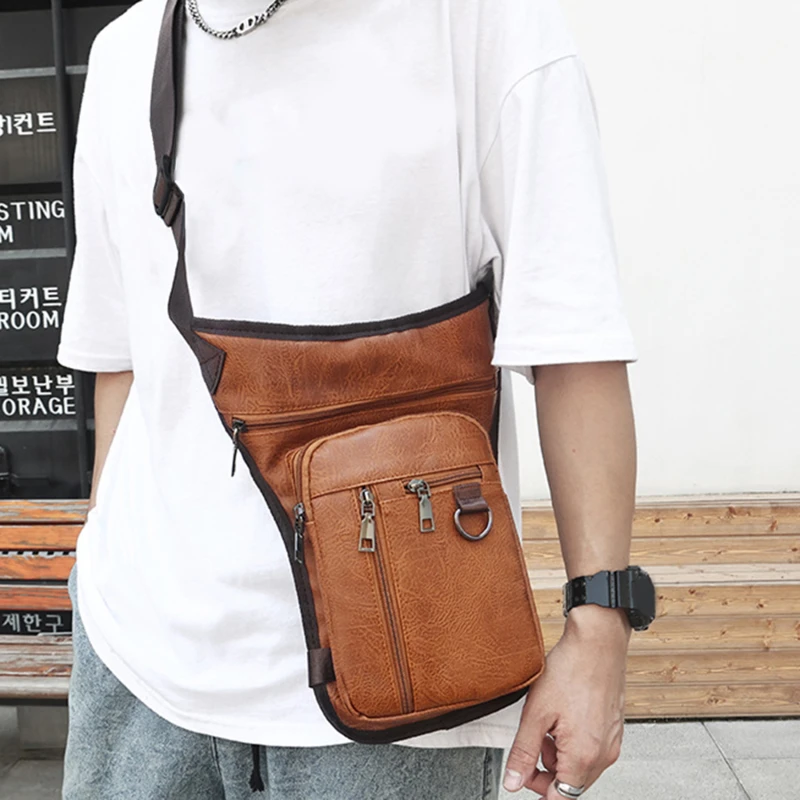 Men Waterproof PU Drop Leg Bags Thigh Hip Bum Belt Bag Waist Fanny Pack Outdoor Travel Riding Motorcycle Crossbody Shoulder Bags 
Men Waterproof PU Drop Leg Bags Thigh Hip Bum Belt Bag Waist Fanny Pack Outdoor Travel Riding Motorcycle Crossbody Shoulder Bags