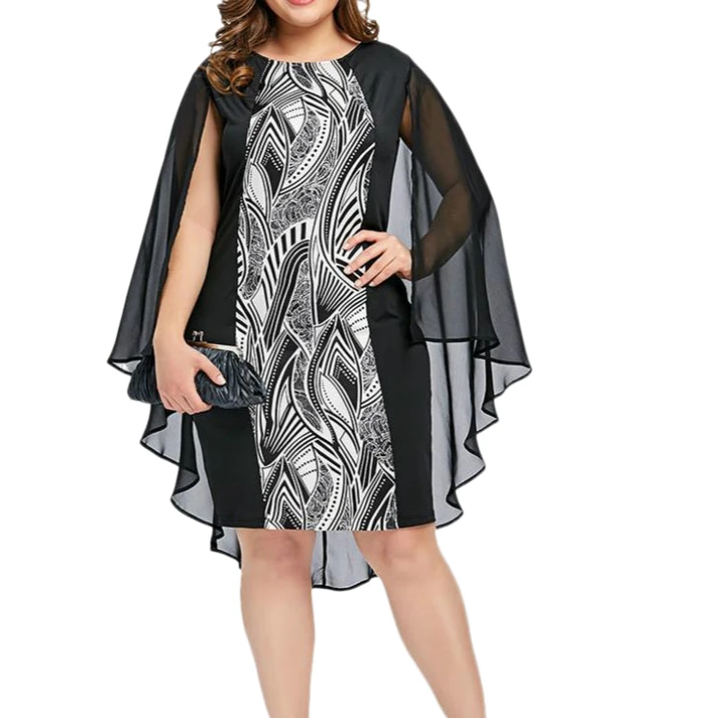 Women Cape Plus Size 5XL Dress Round Neck Sleeveless Bridal Shawl Bodycon Mini Dress Party Ruffle Layer Cover Up Wedding Robe
Women Cape Plus Size 5XL Dress Round Neck Sleeveless Bridal Shawl Bodycon Mini Dress Party Ruffle Layer Cover Up Wedding Robe