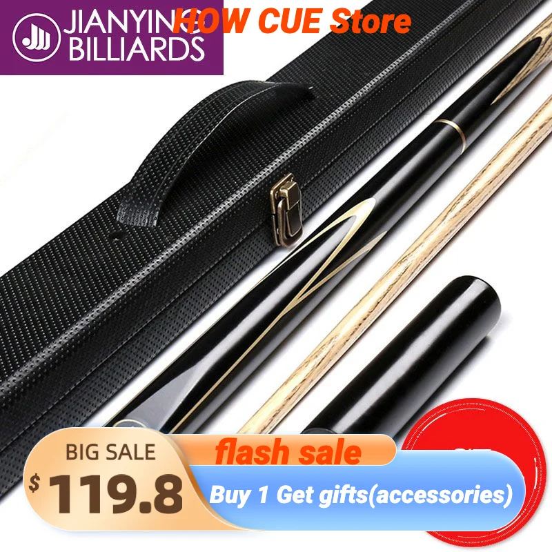 JIANYING SD20-22 3/4 Split Cue Snooker Cue North American Ash Shaft High-quality decals Billiard Black 8 WIth Extension Case
JIANYING SD20-22 3/4 Split Cue Snooker Cue North American Ash Shaft High-quality decals Billiard Black 8 WIth Extension Case
