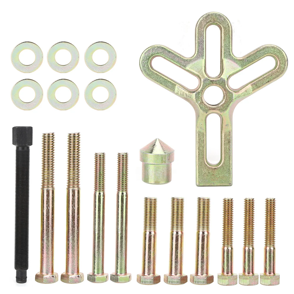 13Pcs Repairing Puller Auto Kit Remover Tool for Steering Wheel Crankshaft Pulley Maintenance Puller Kit
13Pcs Repairing Puller Auto Kit Remover Tool for Steering Wheel Crankshaft Pulley Maintenance Puller Kit