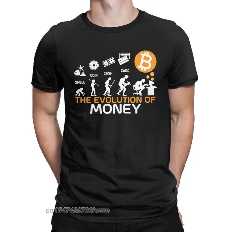 The Evolution Of Money T Shirt Men Humorous Bitcoin Women's T-Shirts Tees Crypto Coin Cryptocurrency Tshirts Plus Size Clothing
The Evolution Of Money T Shirt Men Humorous Bitcoin Women's T-Shirts Tees Crypto Coin Cryptocurrency Tshirts Plus Size Clothing