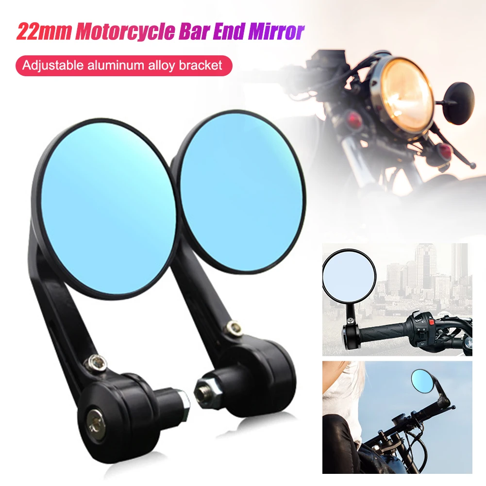 1Pair Motorcycle Mirrors Bar End Rearview Mirror for 22mm Handlebars 360 Degree Adjustable Side Mirrors for Motorbike Scooter
1Pair Motorcycle Mirrors Bar End Rearview Mirror for 22mm Handlebars 360 Degree Adjustable Side Mirrors for Motorbike Scooter