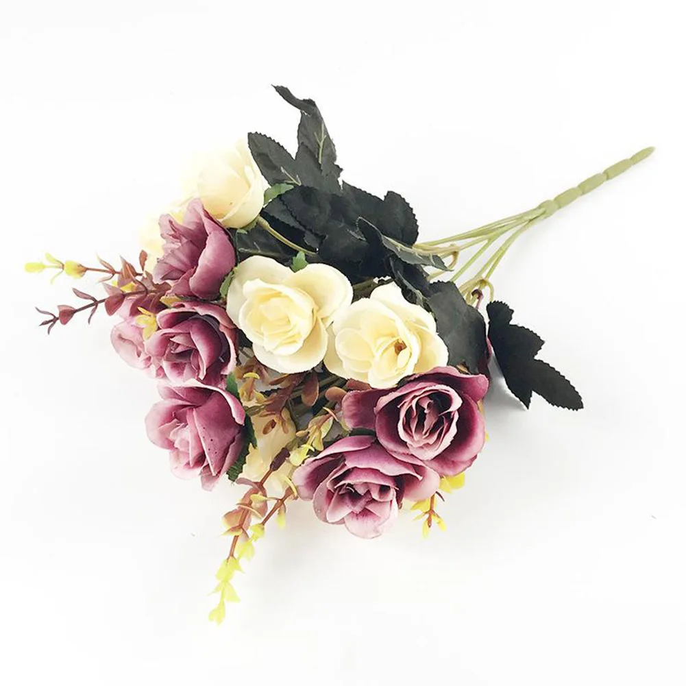 36cm 12 Heads Artificial Silk Rose Flower Bunch Bouquet Fake Flowers Festival Supplies Home Decor Bouquet Home Decor Gift
36cm 12 Heads Artificial Silk Rose Flower Bunch Bouquet Fake Flowers Festival Supplies Home Decor Bouquet Home Decor Gift