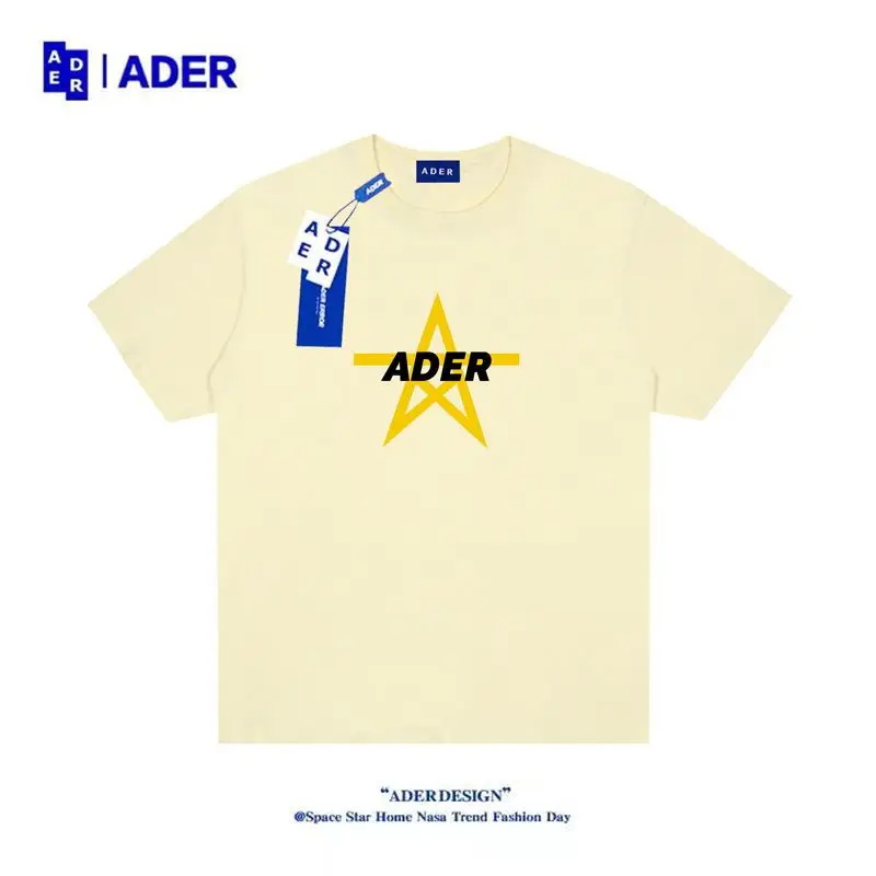ADER Korean Short-Sleeved Men's And Women's Ins Minority Design Original Letter Five-pointed Star Printing Loose Lovers T-shir
ADER Korean Short-Sleeved Men's And Women's Ins Minority Design Original Letter Five-pointed Star Printing Loose Lovers T-shir