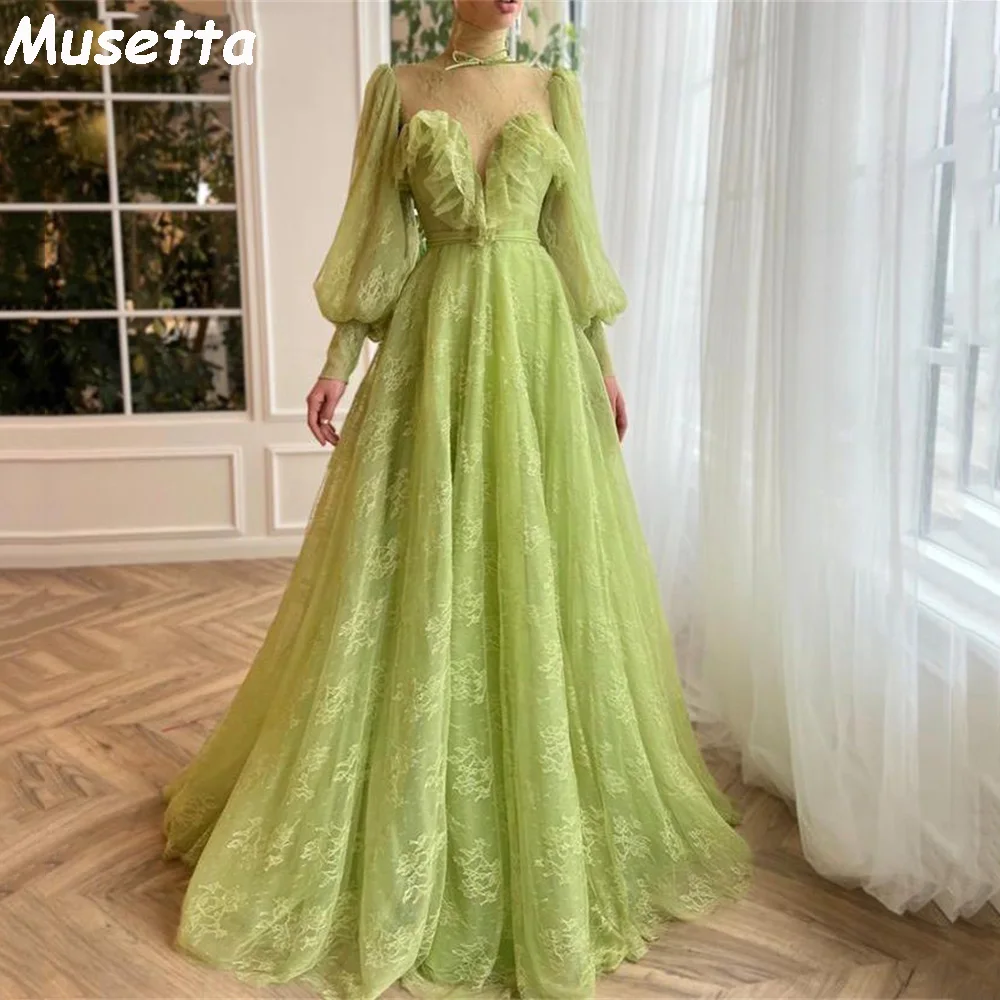 Зеленое кружевное вечернее платье Musetta с V-образным вырезом и длинными рукавами-фонариками, женское платье для выпускного вечера, женское ТРАПЕЦИЕВИДНОЕ ПЛАТЬЕ ПРИНЦЕССЫ
Зеленое кружевное вечернее платье Musetta с V-образным вырезом и длинными рукавами-фонариками, женское платье для выпускного вечера, женское ТРАПЕЦИЕВИДНОЕ ПЛАТЬЕ ПРИНЦЕССЫ