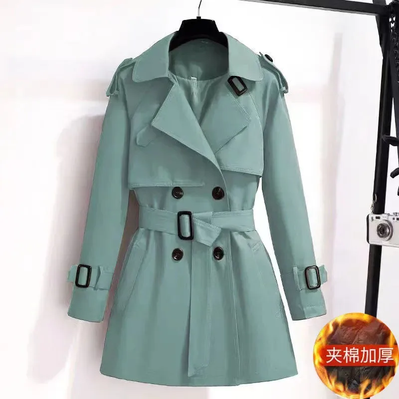 Spring Autumn Long Windbreaker Jacket Female British Trench Coat Double Breasted Casual Office Women Clothing Overcoat Lined 3XL
Spring Autumn Long Windbreaker Jacket Female British Trench Coat Double Breasted Casual Office Women Clothing Overcoat Lined 3XL