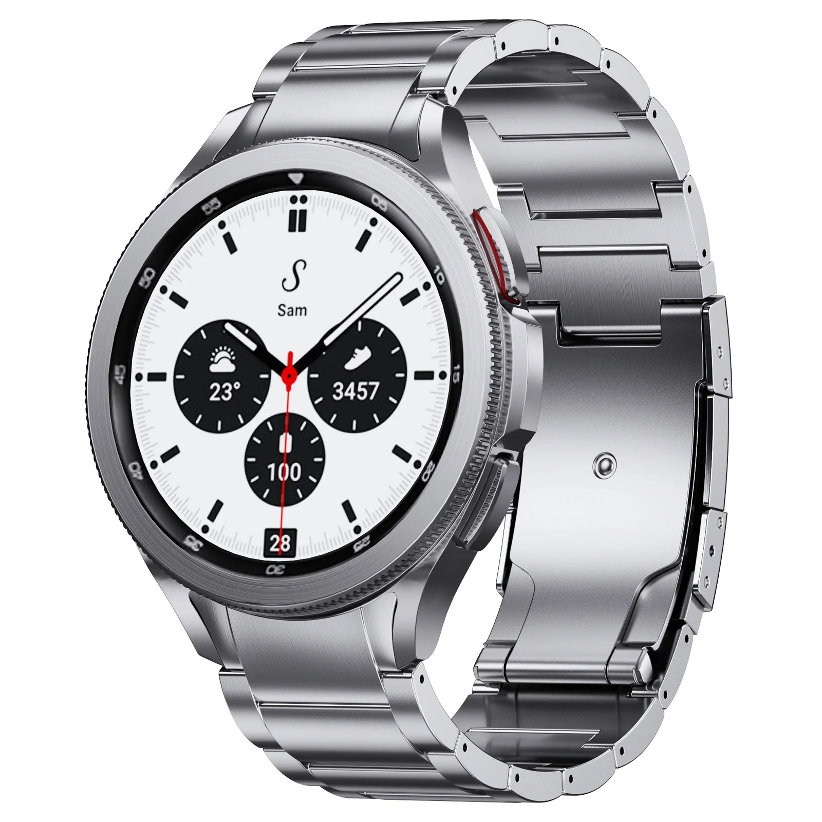 Браслет из титанового сплава для Samsung Galaxy Watch 5 Pro 45 мм сменный ремешок для часов
Браслет из титанового сплава для Samsung Galaxy Watch 5 Pro 45 мм сменный ремешок для часов