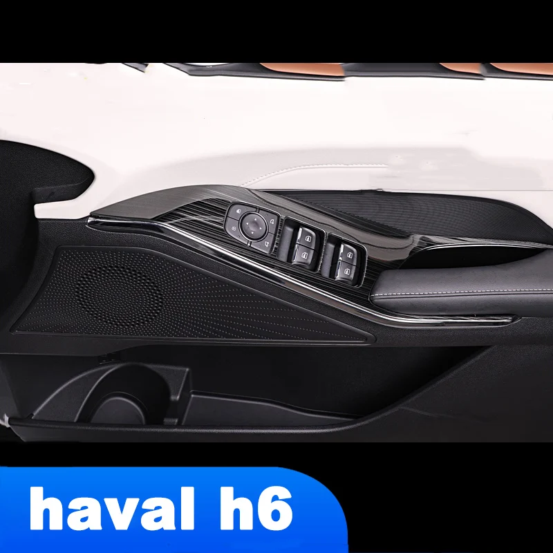 Car Window Lifter Control Switch Panel Cover Trims for Haval H6 2021 2020 2022 3th Generations Interior Accessories Auto Parts
Car Window Lifter Control Switch Panel Cover Trims for Haval H6 2021 2020 2022 3th Generations Interior Accessories Auto Parts