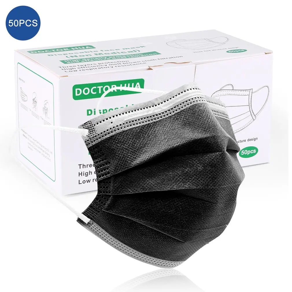 50pcs Face Mask Disposable 3 Layer Non Woven Breathable Lightweight Dust-proof Face Mask For Adult Men Women Outdoor Offices
50pcs Face Mask Disposable 3 Layer Non Woven Breathable Lightweight Dust-proof Face Mask For Adult Men Women Outdoor Offices