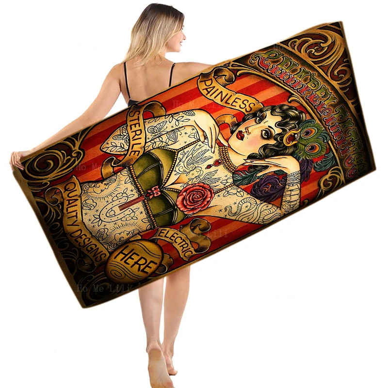Old School Tattoo Sign Sexy Lady Tattooed Woman Sourpuss Dark Swamp Quick Drying Towel By Ho Me Lili Fit For Fitness Etc
Old School Tattoo Sign Sexy Lady Tattooed Woman Sourpuss Dark Swamp Quick Drying Towel By Ho Me Lili Fit For Fitness Etc