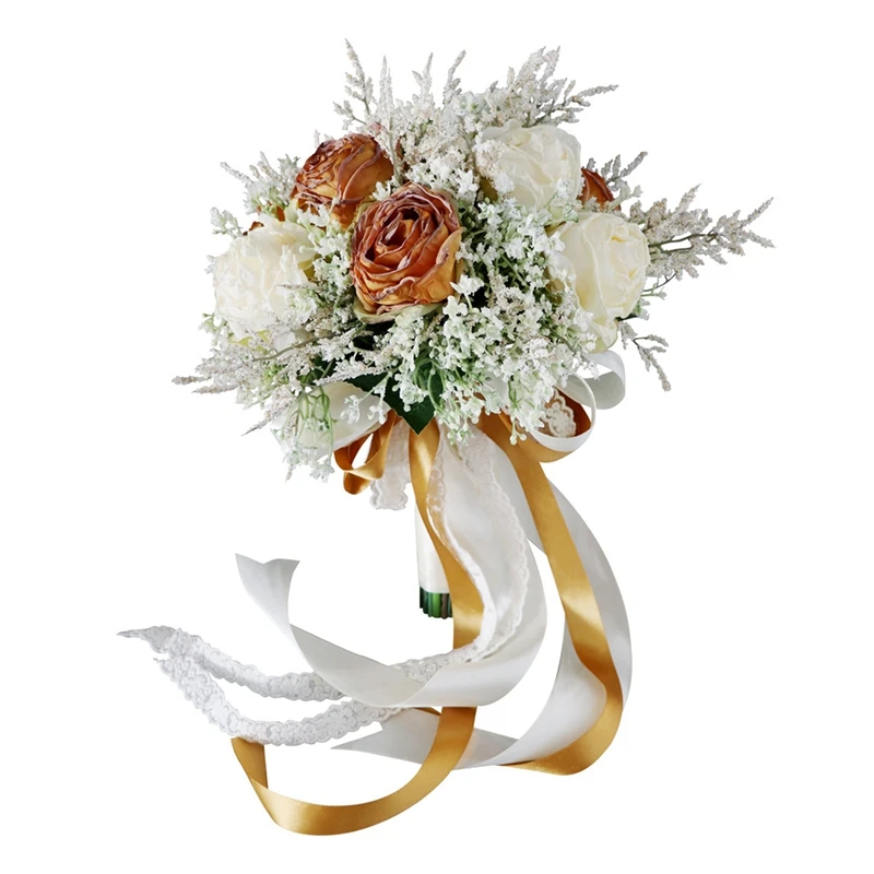 Wedding Romantic Bouquet Bride Bridal Bridesmaid Bouquets Artificial Flowers Valentine's Day Confession Party Church
Wedding Romantic Bouquet Bride Bridal Bridesmaid Bouquets Artificial Flowers Valentine's Day Confession Party Church