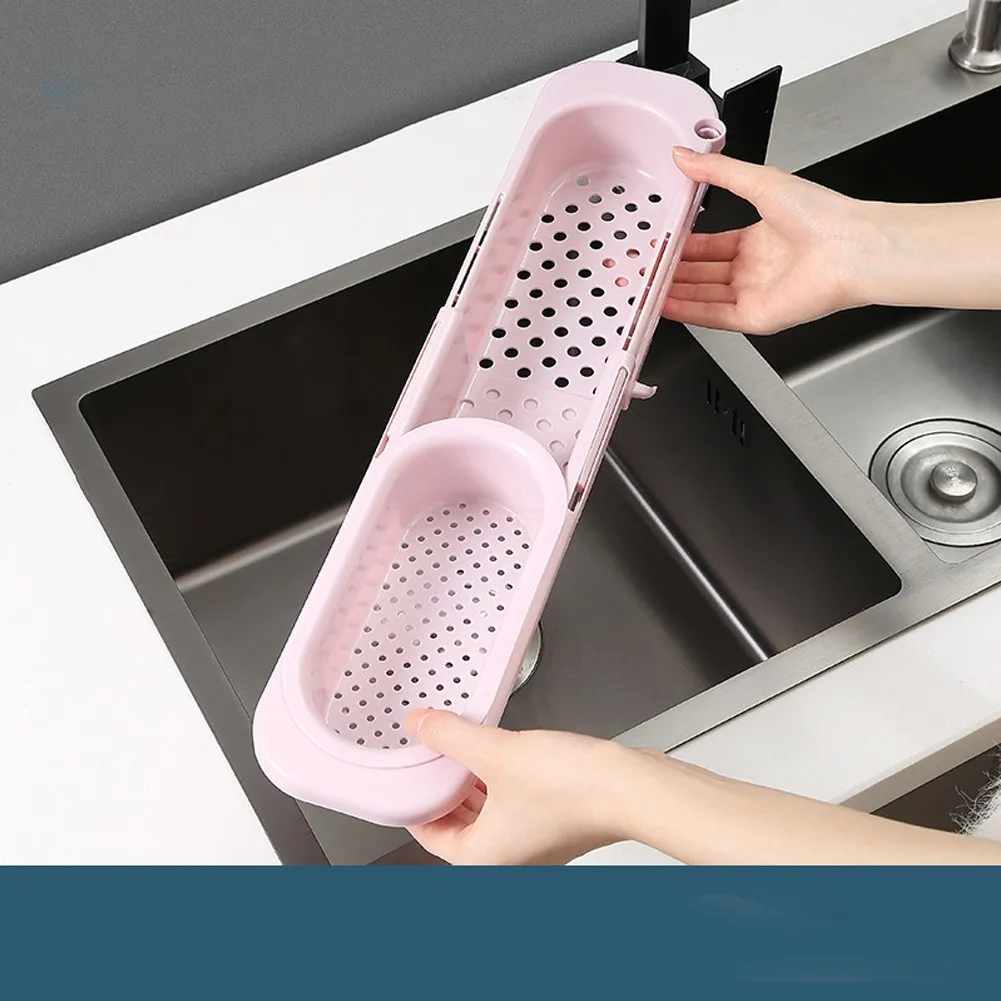 Adjustable Telescopic Sink Rack Soap Sponge Ball Brush Storage Holder Kitchen Sinks Organizer Sinks Drainer Rack Kitchen Tool
Adjustable Telescopic Sink Rack Soap Sponge Ball Brush Storage Holder Kitchen Sinks Organizer Sinks Drainer Rack Kitchen Tool