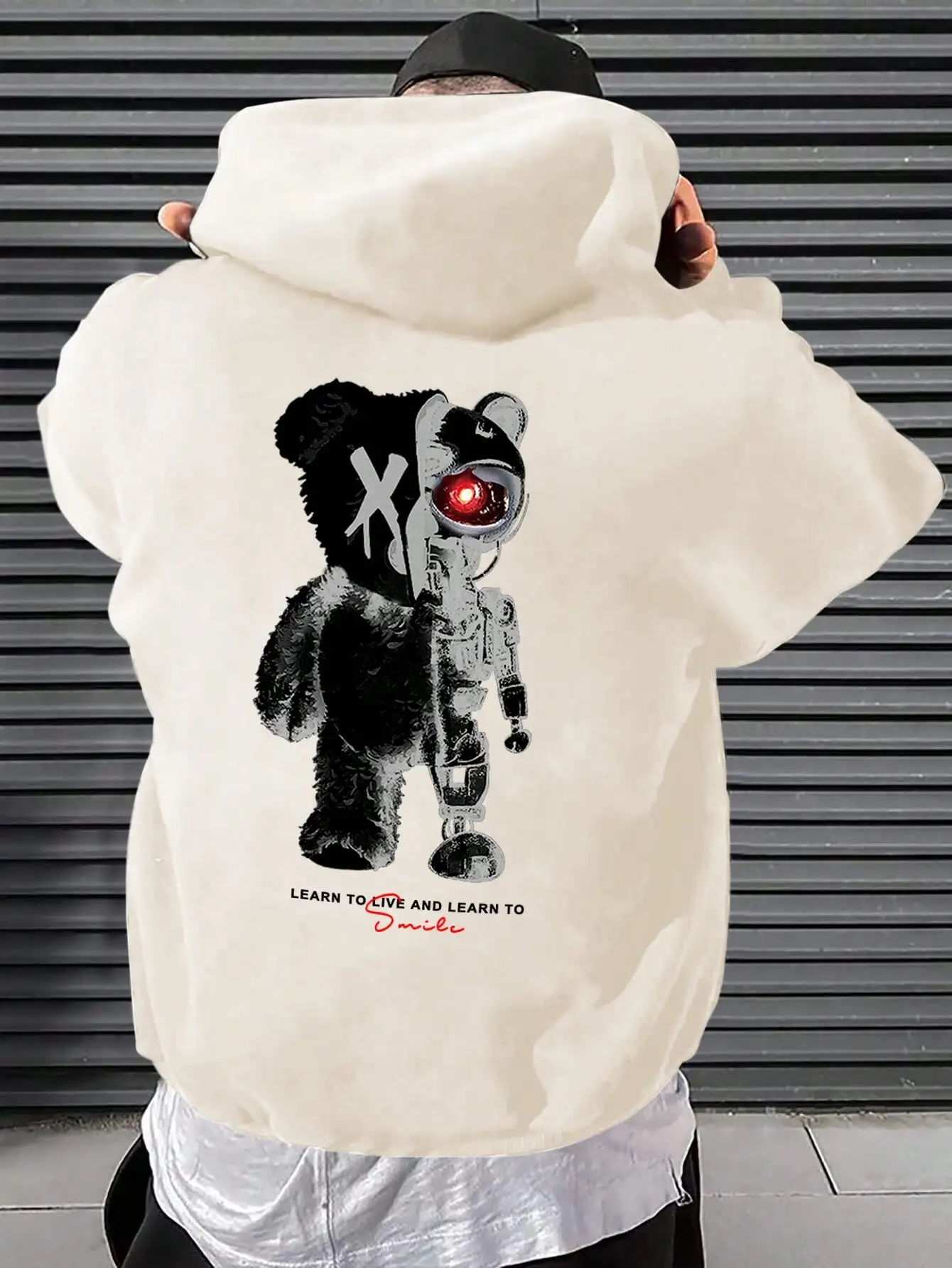 Cartoon Machine Bear Print Pullovers Men Cartoons Creative Hoodie Oversize Fashion Clothing All-Match Autumn Winter Male Hoody
Cartoon Machine Bear Print Pullovers Men Cartoons Creative Hoodie Oversize Fashion Clothing All-Match Autumn Winter Male Hoody