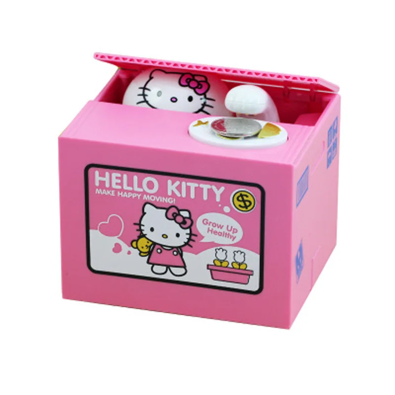 Hello kitty Action Figure Piggy Bank Anime Cartoon Pikachu Stealing Coins Piggy Bank Money Safe Birthday Children's Day Gifts
Hello kitty Action Figure Piggy Bank Anime Cartoon Pikachu Stealing Coins Piggy Bank Money Safe Birthday Children's Day Gifts