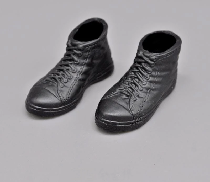 

Hottoys HT 1/6 Medicom RAH Fashion Black Trendy Hollow Shoes Accessories Fit 12" Doll Action Collectable