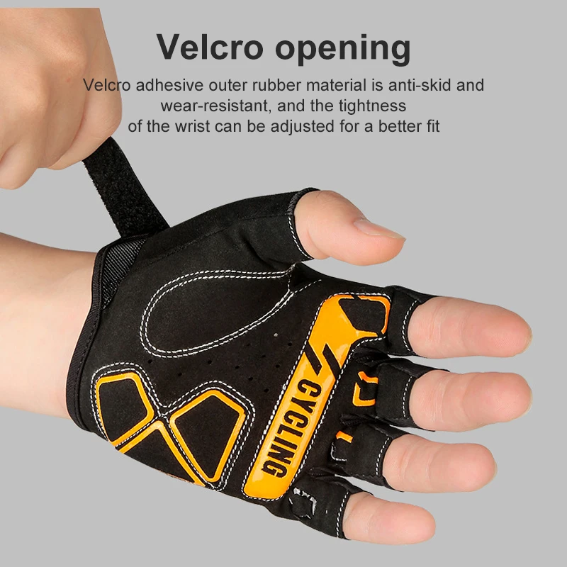 Summer Cycling Bike Half Short Finger Gloves Shockproof Breathable MTB Road Bicycle Gloves Men Women Sports Cycling Equipment
Summer Cycling Bike Half Short Finger Gloves Shockproof Breathable MTB Road Bicycle Gloves Men Women Sports Cycling Equipment