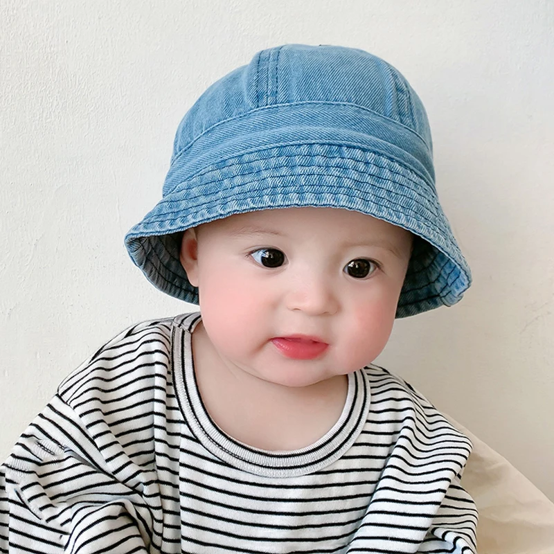 Foldable Baby Denim Bucket Hat Vintage Kids Sun Protection Caps Summer Fisherman Hat Windproof Strap Boys Girls Sunshade Hat
Foldable Baby Denim Bucket Hat Vintage Kids Sun Protection Caps Summer Fisherman Hat Windproof Strap Boys Girls Sunshade Hat