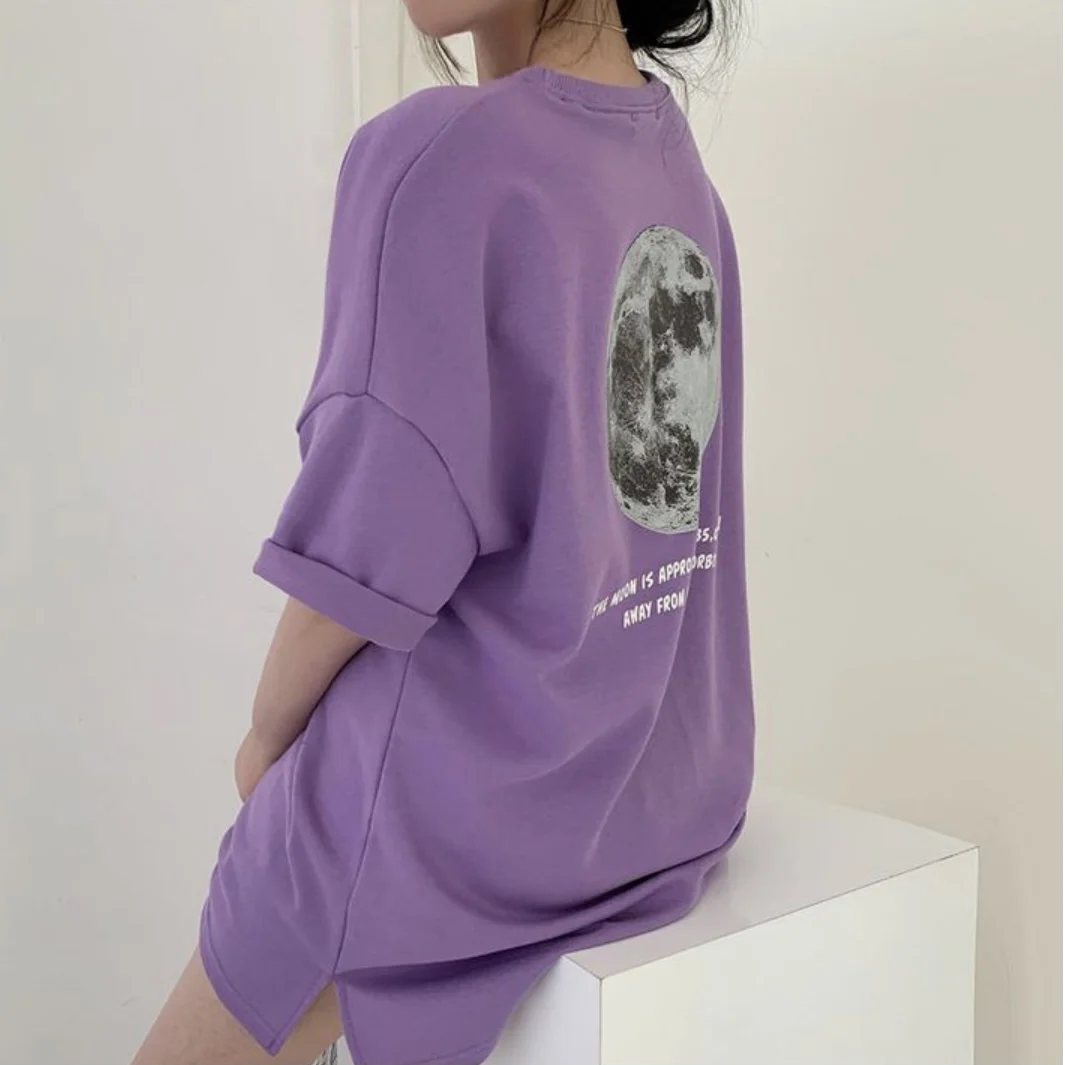 Summer Loose Starry Sky Printed T-shirt Women's 2022 New Korean Medium Length Top Hong Kong Casual
Summer Loose Starry Sky Printed T-shirt Women's 2022 New Korean Medium Length Top Hong Kong Casual