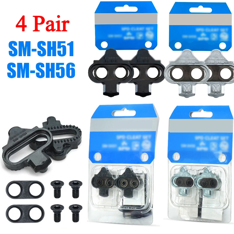 Spd SH51 SH56 MTB Pedal Cleats 4Pairs Bicycle Pedal Clip with Original Box Pedal Cleats for Mountain Bike Bicycle Accessories
Spd SH51 SH56 MTB Pedal Cleats 4Pairs Bicycle Pedal Clip with Original Box Pedal Cleats for Mountain Bike Bicycle Accessories