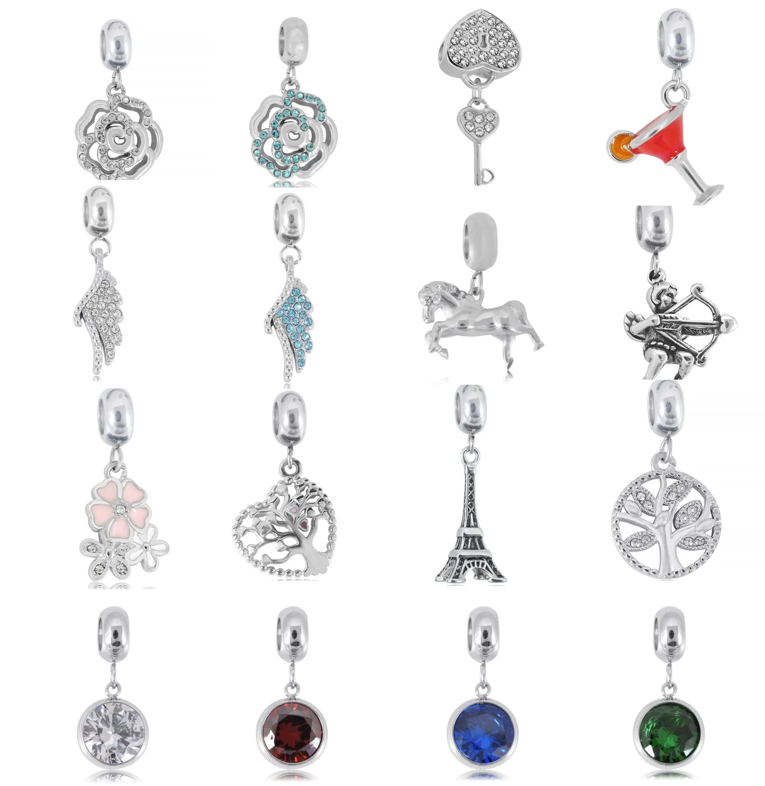 3pcs/lot Stainless Steel Eiffel Tower airplane Horse Charms Pandoraer Enamel Pendant For Women Dijes Para Collar
3pcs/lot Stainless Steel Eiffel Tower airplane Horse Charms Pandoraer Enamel Pendant For Women Dijes Para Collar