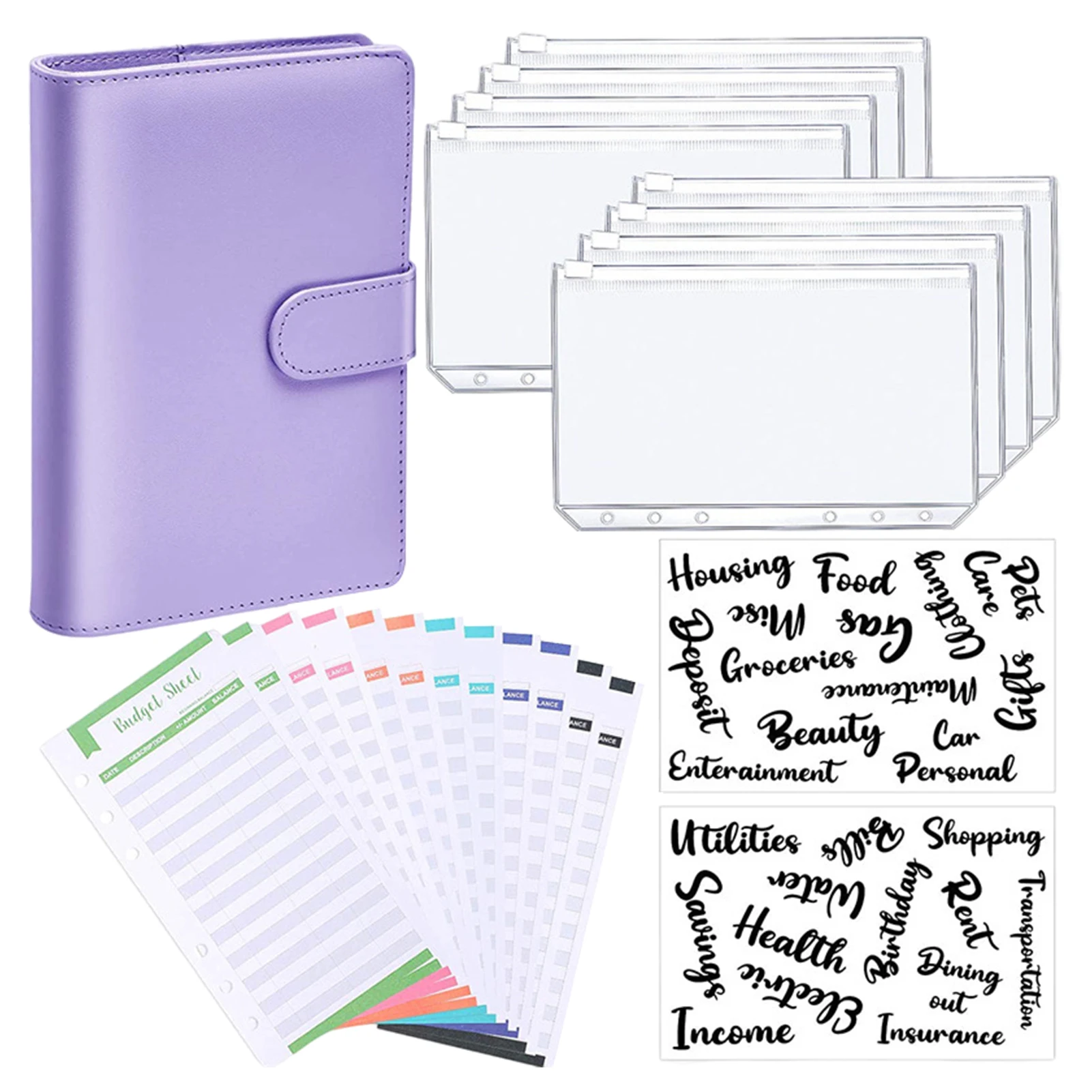 2022 Leather Notebook Binder Budget Planner Organizer Cash Budget Envelope System Light Practical Loose-leaf
2022 Leather Notebook Binder Budget Planner Organizer Cash Budget Envelope System Light Practical Loose-leaf