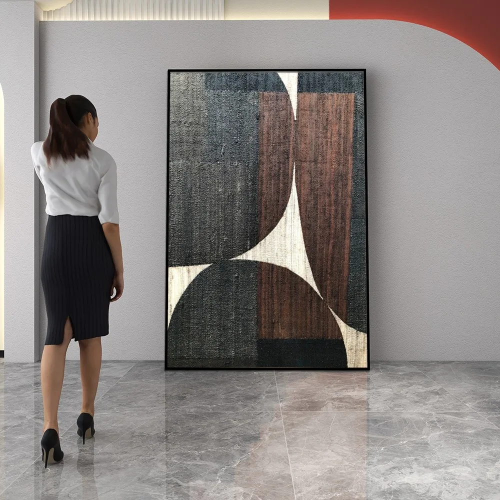 Abstract Retro Black Geometry Canvas Oil Painting Without Frame Handmade On Canvas Hanging For Living Dinner Room Washroom Art
Abstract Retro Black Geometry Canvas Oil Painting Without Frame Handmade On Canvas Hanging For Living Dinner Room Washroom Art