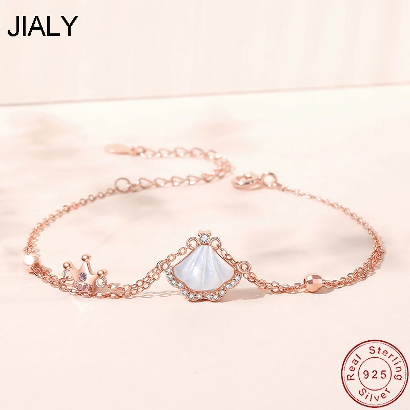 European 925 Sterling Silver Bracelet AAA CZ Crowns and Skirts For Women Birthday Party Gift Jewelry 
European 925 Sterling Silver Bracelet AAA CZ Crowns and Skirts For Women Birthday Party Gift Jewelry