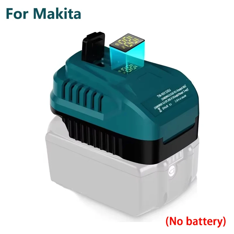 Комплект зарядного устройства USB 100 Вт для аккумуляторов Makita/Dewalt/Milwaukee/Einhell 18 В
Комплект зарядного устройства USB 100 Вт для аккумуляторов Makita/Dewalt/Milwaukee/Einhell 18 В