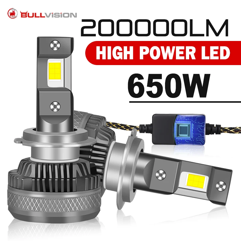 Фонари головного света K5C 650 Вт, H7, 9012 лм, H1 H4 H11 9005 HIR2 H8 H9 9006 6000 HB3 HB4, супер яркие 5570 K CSP
Фонари головного света K5C 650 Вт, H7, 9012 лм, H1 H4 H11 9005 HIR2 H8 H9 9006 6000 HB3 HB4, супер яркие 5570 K CSP