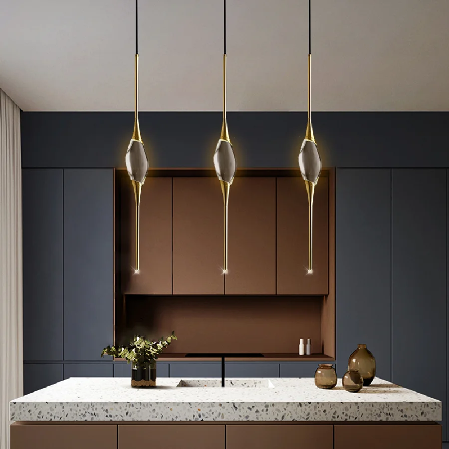 Nordic Pendant Lamp Copper Crystal LED Chandelier Decor Hanging Lamp For Dining Table Living Room Bedroom Kitchen Island Light
Nordic Pendant Lamp Copper Crystal LED Chandelier Decor Hanging Lamp For Dining Table Living Room Bedroom Kitchen Island Light