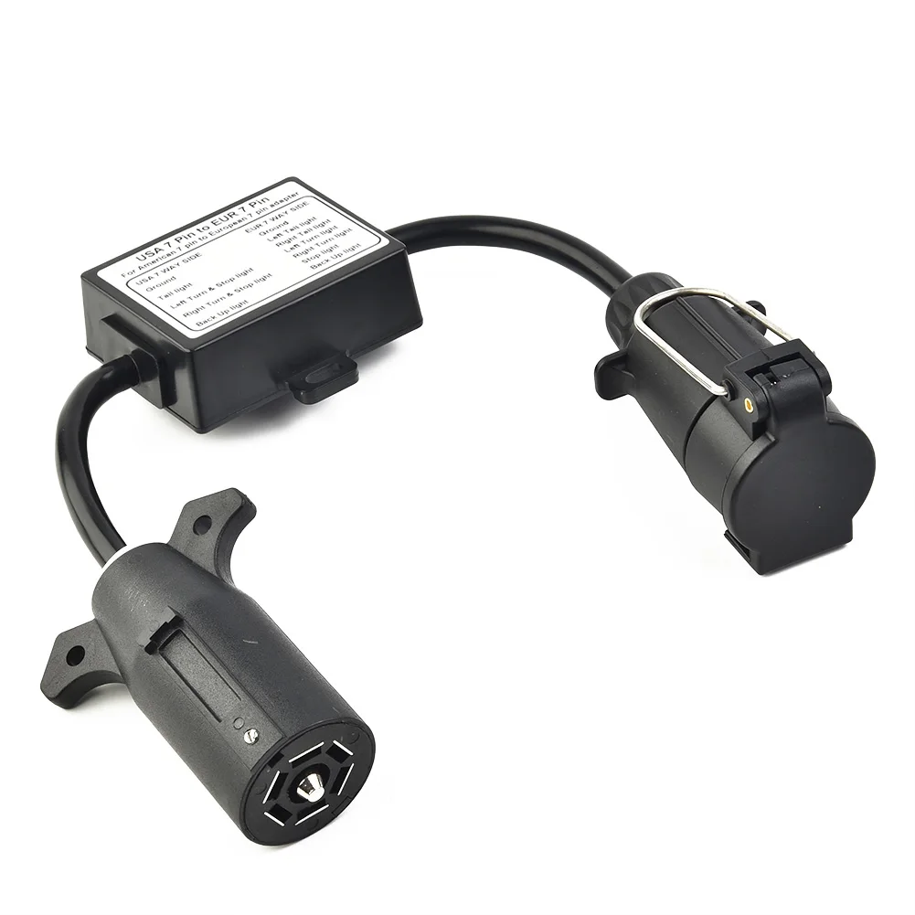 Hot Sale Car Necessities USA To EU Trailer Light Converter US 7-Way Blade Socket To EU 7-Pin Round Plug Tail Light Line Separati
Hot Sale Car Necessities USA To EU Trailer Light Converter US 7-Way Blade Socket To EU 7-Pin Round Plug Tail Light Line Separati