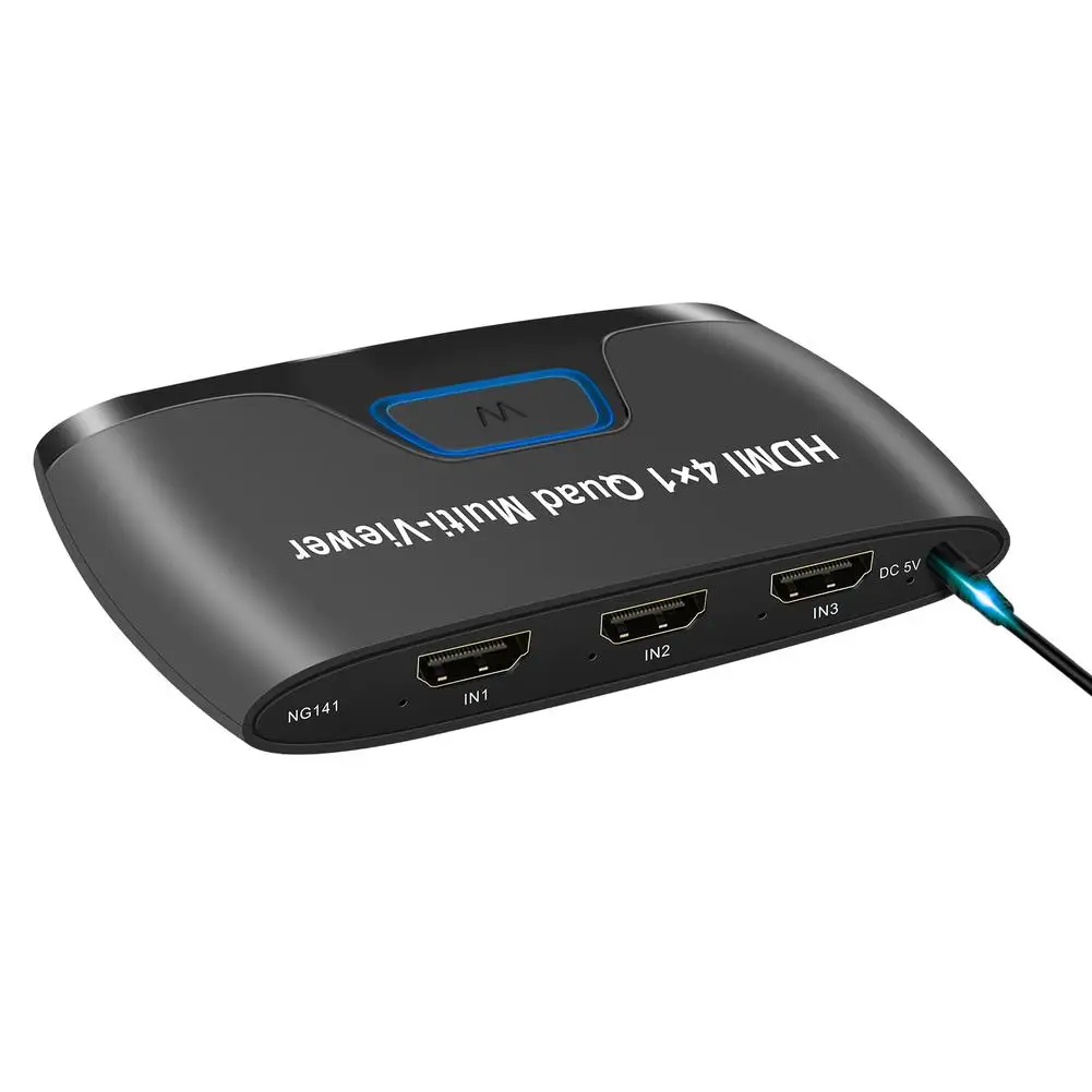 4x1 Hdmi-совместимый мультипросмотр Hd четырехъядерный экран в режиме реального времени мультипросмотр 4-полосный экран разделитель 4 в 1 бесшов...
4x1 Hdmi-совместимый мультипросмотр Hd четырехъядерный экран в режиме реального времени мультипросмотр 4-полосный экран разделитель 4 в 1 бесшов...