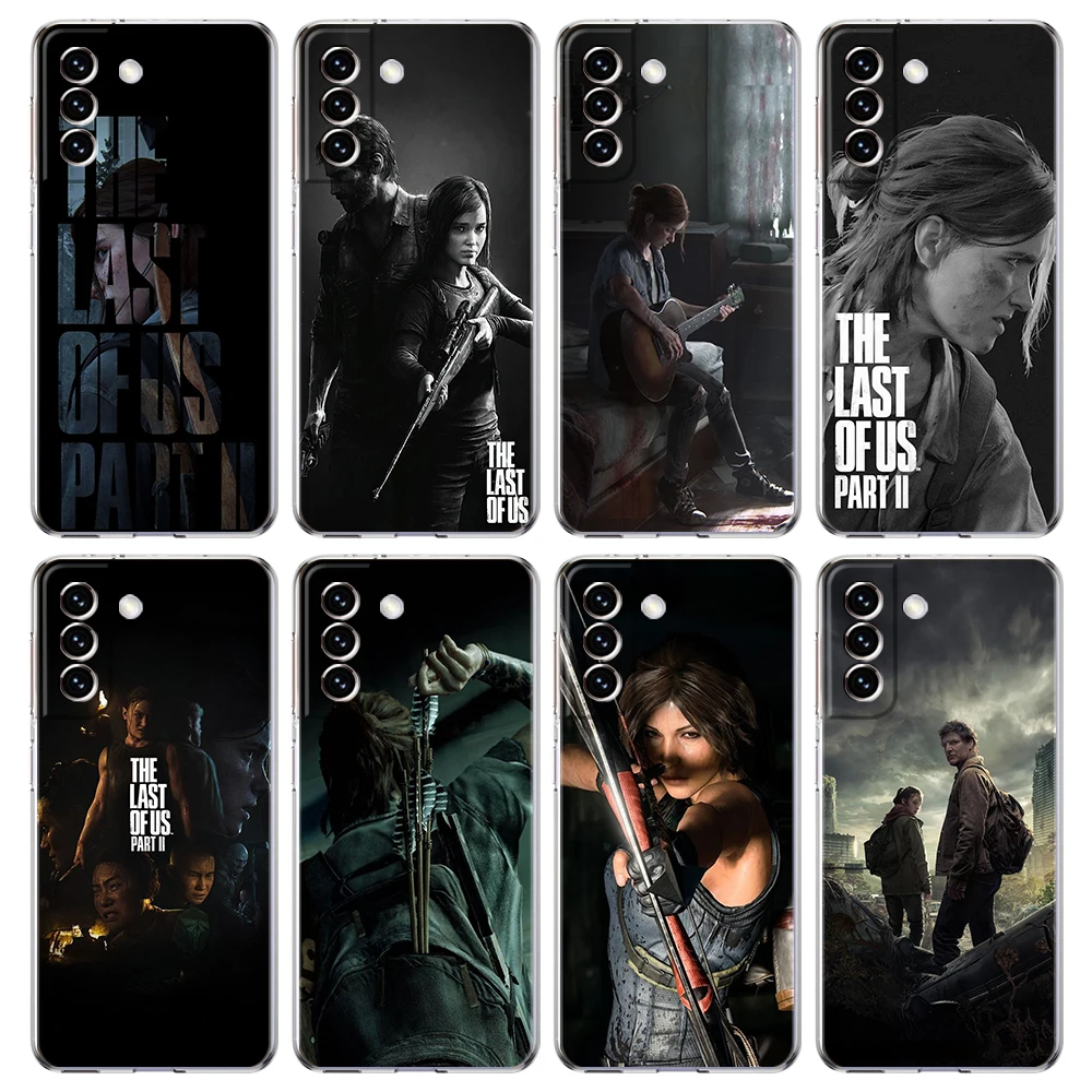 

The Last Of Us Case for Samsung S23 S22 S21 S20 Ultra S20 FE S9 S8 M22 M32 M31 S10 S10E Note 20 Plus 5G Transparent Shell Capas