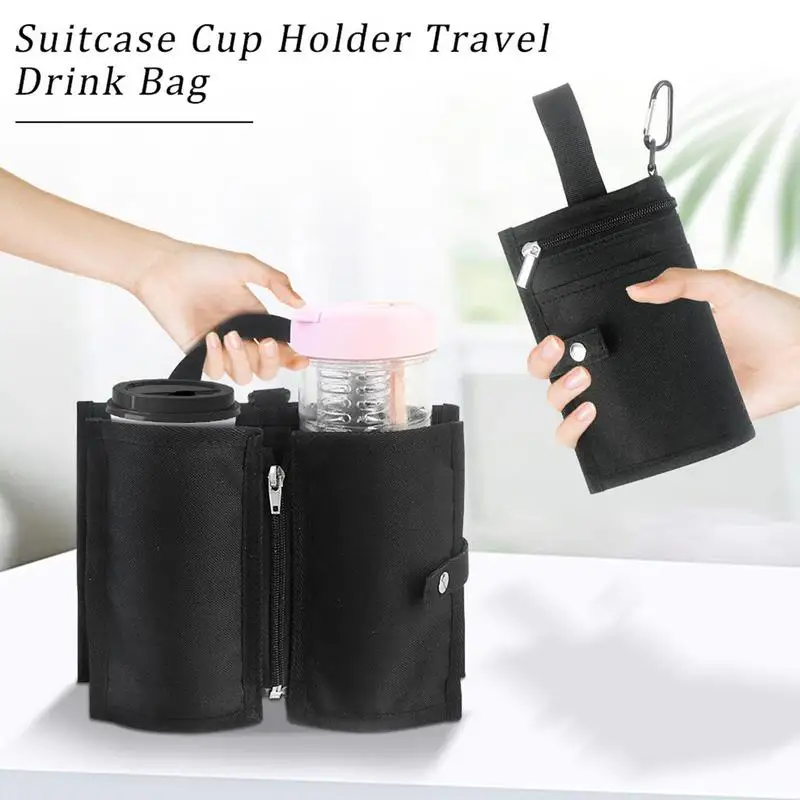 Luggage Cup Holder For Suitcases Durable free Hand Foldable Travel Drink Bottle Bag With Handle Traveler Storage Organizer
Luggage Cup Holder For Suitcases Durable free Hand Foldable Travel Drink Bottle Bag With Handle Traveler Storage Organizer