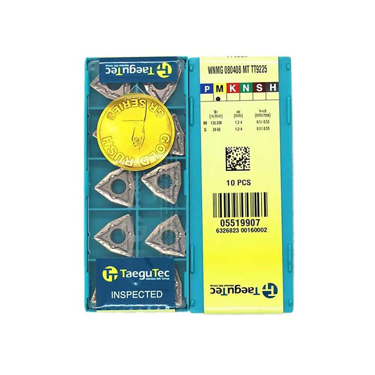 TaeguTec 100% Original WNMG WNMG080412 WNMG080408 WNMG080404 WNMG060404 WNMG060408 TT9225 Medium Carbide Turning Inserts
TaeguTec 100% Original WNMG WNMG080412 WNMG080408 WNMG080404 WNMG060404 WNMG060408 TT9225 Medium Carbide Turning Inserts