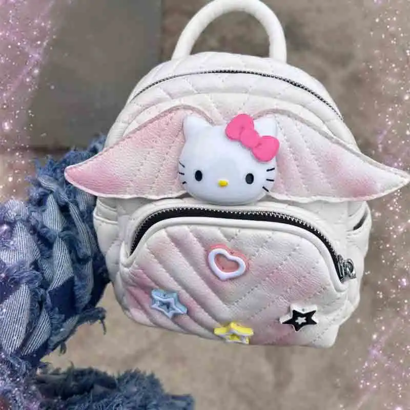 Anime Sanrios Kawaii Hello Kitty Children's Backpacks Y2K Cartoon Backpack Student Girls Cute Pu Shoulder Bag Girls' School Bags
Anime Sanrios Kawaii Hello Kitty Children's Backpacks Y2K Cartoon Backpack Student Girls Cute Pu Shoulder Bag Girls' School Bags