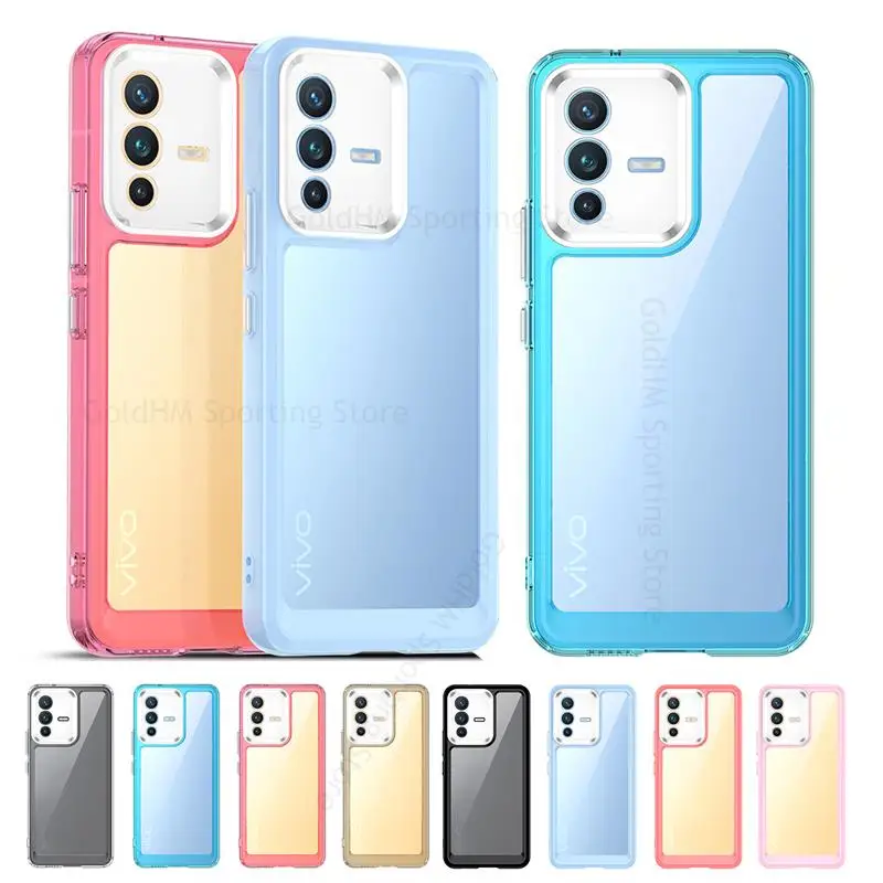 Capa For vivo S12 Acrylic Transparent Shockproof Space Phone Case For VIVO V23 Clear Protective Hard Soft TPU Frame Clear Cover
Capa For vivo S12 Acrylic Transparent Shockproof Space Phone Case For VIVO V23 Clear Protective Hard Soft TPU Frame Clear Cover