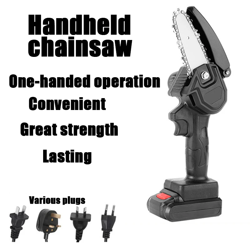 Hand Held Pruning Saw Charging Mode Small Electric Saw Woodworking Single Hand Saw Garden Logging Mini Chainsaw Chainsaws
Hand Held Pruning Saw Charging Mode Small Electric Saw Woodworking Single Hand Saw Garden Logging Mini Chainsaw Chainsaws