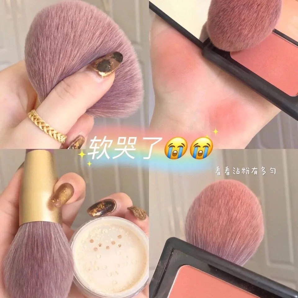 Purple Soft Hair Makeup Brush Set Eye Shadow Foundation Brush Large Blush Powder Brush Professional Beauty Tool Portable
Purple Soft Hair Makeup Brush Set Eye Shadow Foundation Brush Large Blush Powder Brush Professional Beauty Tool Portable