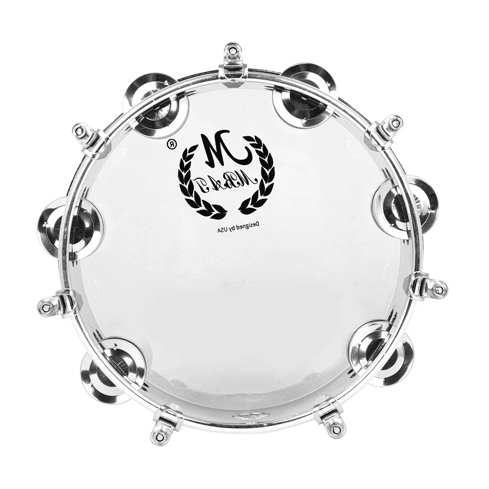 Tambourine Handbell Hand Drum With Double Row Jingles Percussion Instrument Self-Tuning Double Row Stainless Steel Ring
Tambourine Handbell Hand Drum With Double Row Jingles Percussion Instrument Self-Tuning Double Row Stainless Steel Ring