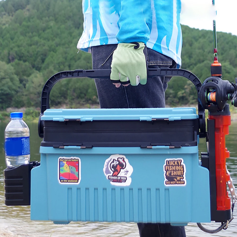 Double-layer Fish Controller Storage Box Thicken Fishing Gear Carrier Box Large-capacity Insertion Rod Design for Angling Lovers
Double-layer Fish Controller Storage Box Thicken Fishing Gear Carrier Box Large-capacity Insertion Rod Design for Angling Lovers